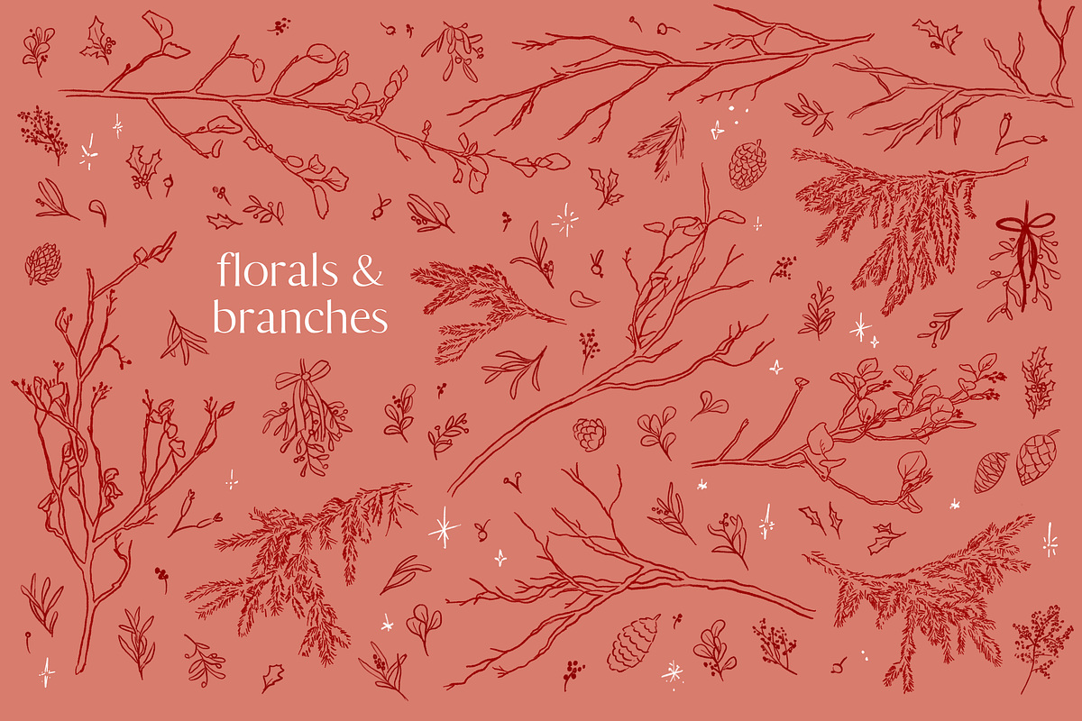 Christmas Illustrations + Lettering, a Seasonal Illustration by eclosque (Photo 22 of 34)