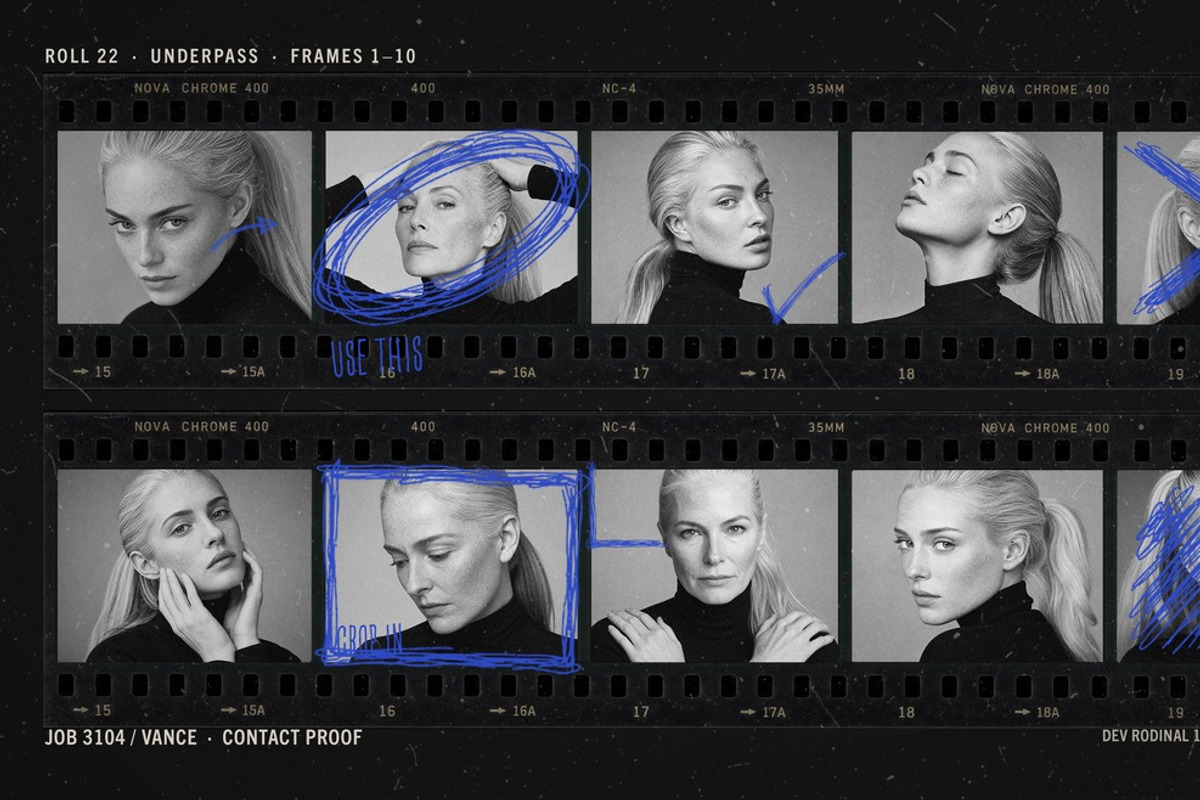 Grunge Contact Sheet Film Strip, a Social Media Template by DesignerCandies (Photo 3 of 3)