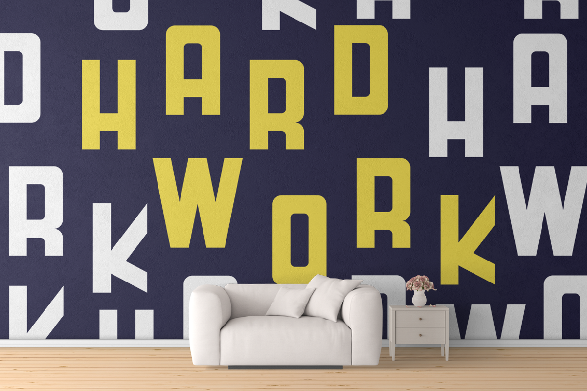 HardWork - Display Font With Styles preview 4