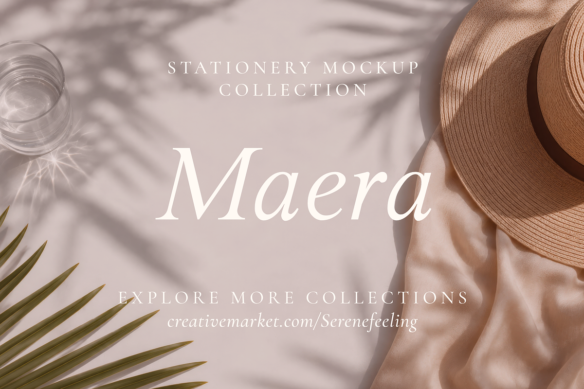 Mediterranean Stationery Mockup Set, an Advertising Mockup by Serenefeeling (Photo 13 of 13)