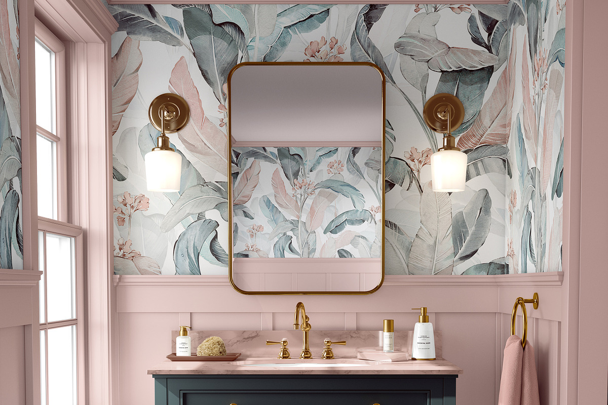 Fantasy Pattern with tropical leaves, a Pattern Graphic by Lisima (Photo 3 of 12)