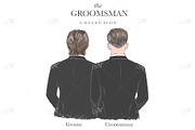 Groom & Groomsmen Art Bundle, an Illustration by Maddy's Art & Mockups (Thumbnail 7 of 8)