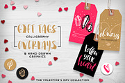 Valentine's day gift tags & overlays, an Object Graphic by kite-kit (Thumbnail 1 of 5)