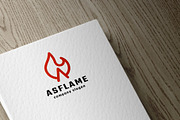 Asflame Letter A Logo, a Branding & Logo Template by Design_Planet (Thumbnail 2 of 3)