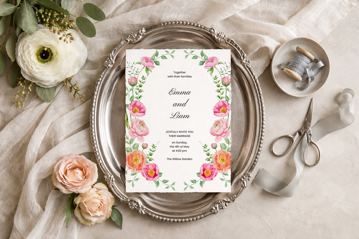 Watercolor Floral Bundle - 4 Seasons, a Seasonal Illustration by Yuliia Lashevska (Photo 17 of 28)
