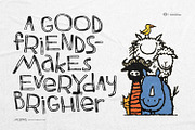 Molvins - Kids Scribble Font, a Symbol Font by ikiiko (Thumbnail 2 of 7)