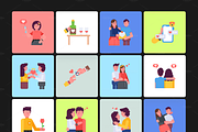 Animated Valentine Day Designs, a Duotone Icon by Prosymbols (Thumbnail 9 of 17)