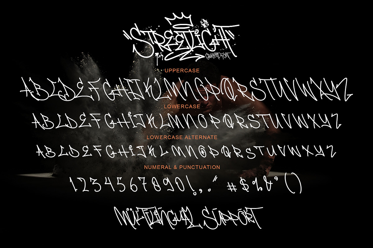 Streetlight | Graffiti Font, a Blackletter Font by Madhaline Studio (Photo 10 of 13)