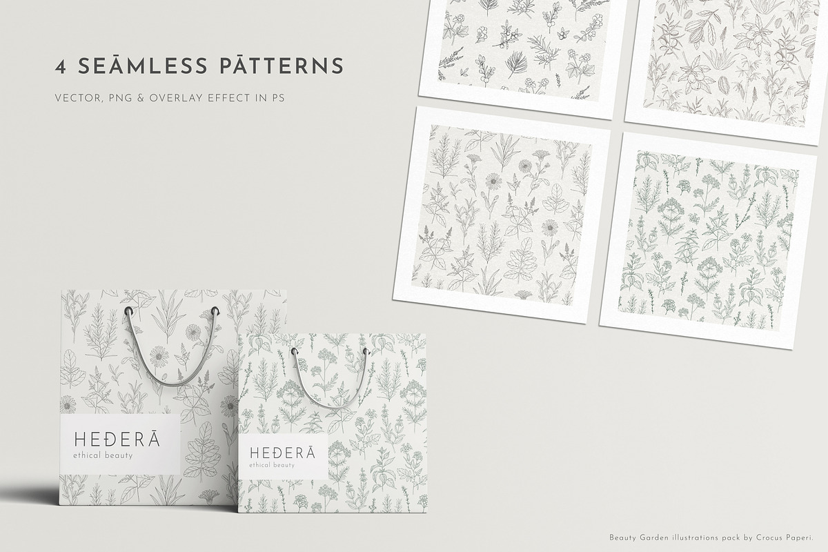 100+ plants bundle | vol. 1 + 2 + 3, an Illustration by Crocus Paperi (Photo 14 of 18)