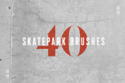 Skatepark Photoshop Brushes 40 Pack