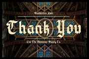The New Gothic, a Blackletter Font by Jeremiah Richthofen (Thumbnail 7 of 7)