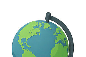 Globe on transparent background symb, an Illustration by Dvoevnore photos