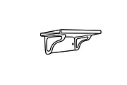 Wall Shelf Bracket Vector Bundle, an Illustration by Gaye Art (Thumbnail 51 of 51)