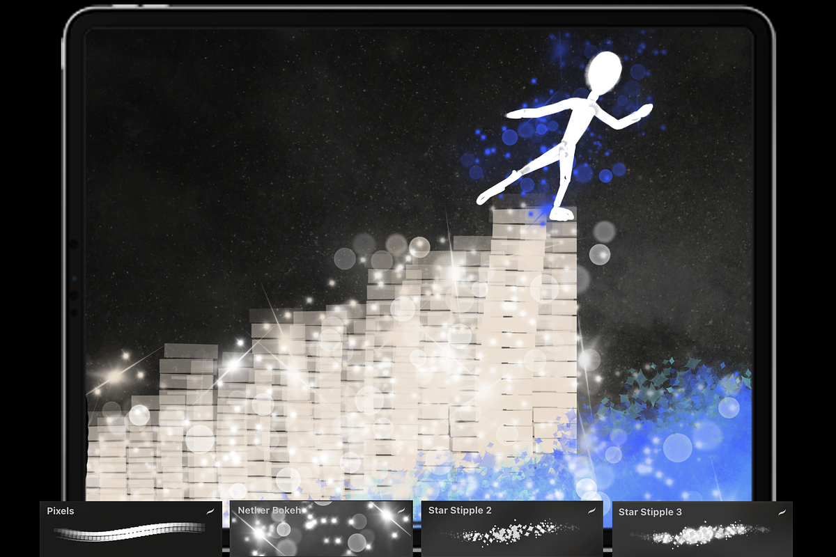 Astro 46 | Procreate Brush Kit, a Brush Add-On by Rachel McBride Creative (Photo 11 of 14)