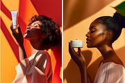 Cosmetics Mockup Orange Passion #2, a Packaging Mockup by Craft Me Baby (Thumbnail 3 of 5)