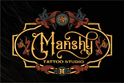 Black Savior Victorian retro Font, a Symbol Font by SHEILLA (Thumbnail 3 of 18)