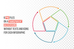 Linear Elements For Infographic V.11