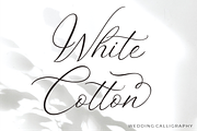 White Cotton - Wedding Fonts, a Script Font by 50Fox (Thumbnail 1 of 18)