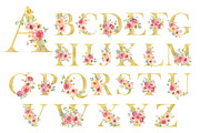 Nadine Watercolor floral collection, an Illustration by ViсkyArtDesign (Thumbnail 8 of 11)