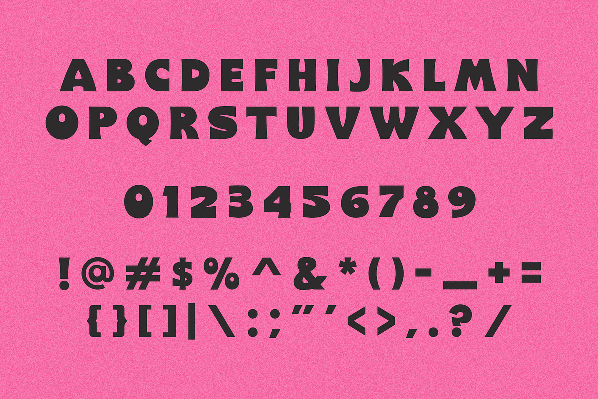 Gemoy – Bold Chunky Display Font, a Sans Serif Font by Mockmenot (Photo 3 of 5)