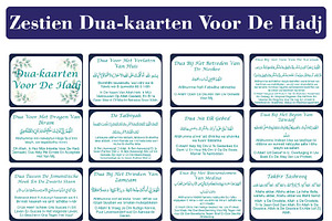 Dutch Hajj Dua Cards Hadj Dua-kaart