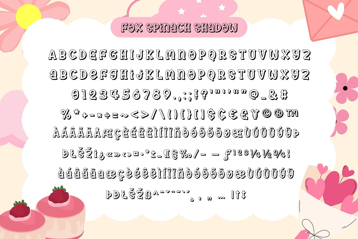 Fox Spinach 5 Font Styles, a Handwritten Font by Fox7 By Rattana (Photo 9 of 13)