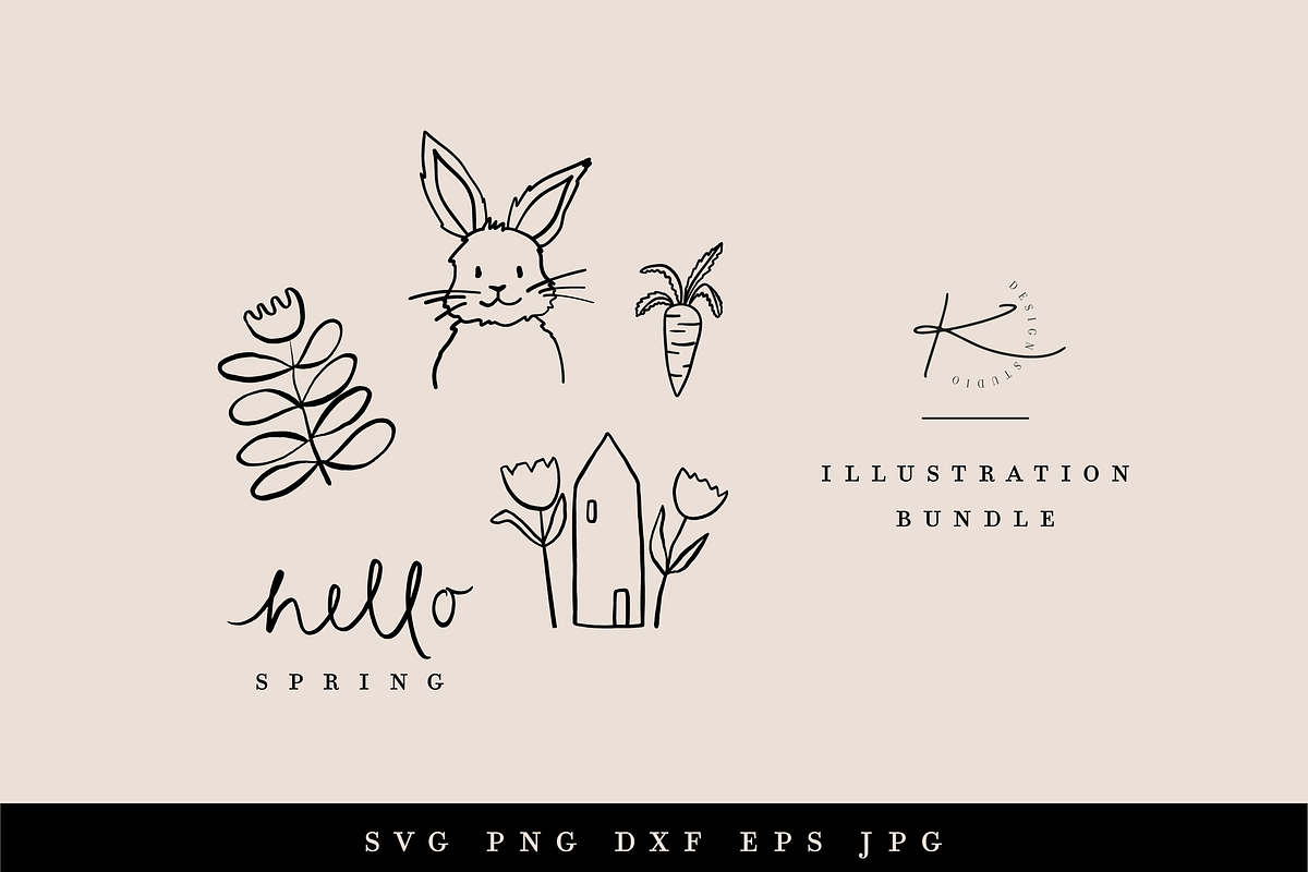 EASTER BUNDLE / illustration svg png, a Decorative Illustration by KruthDesign (Photo 7 of 7)