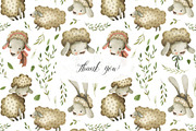 Watercolor Happy Easter set, an Object Graphic by OrangePeafowlArt (Thumbnail 17 of 17)