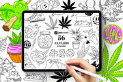 500+ PROCREATE STAMPS BUNDLE, a Brush Add-On by SecondOfJuly (Thumbnail 8 of 10)