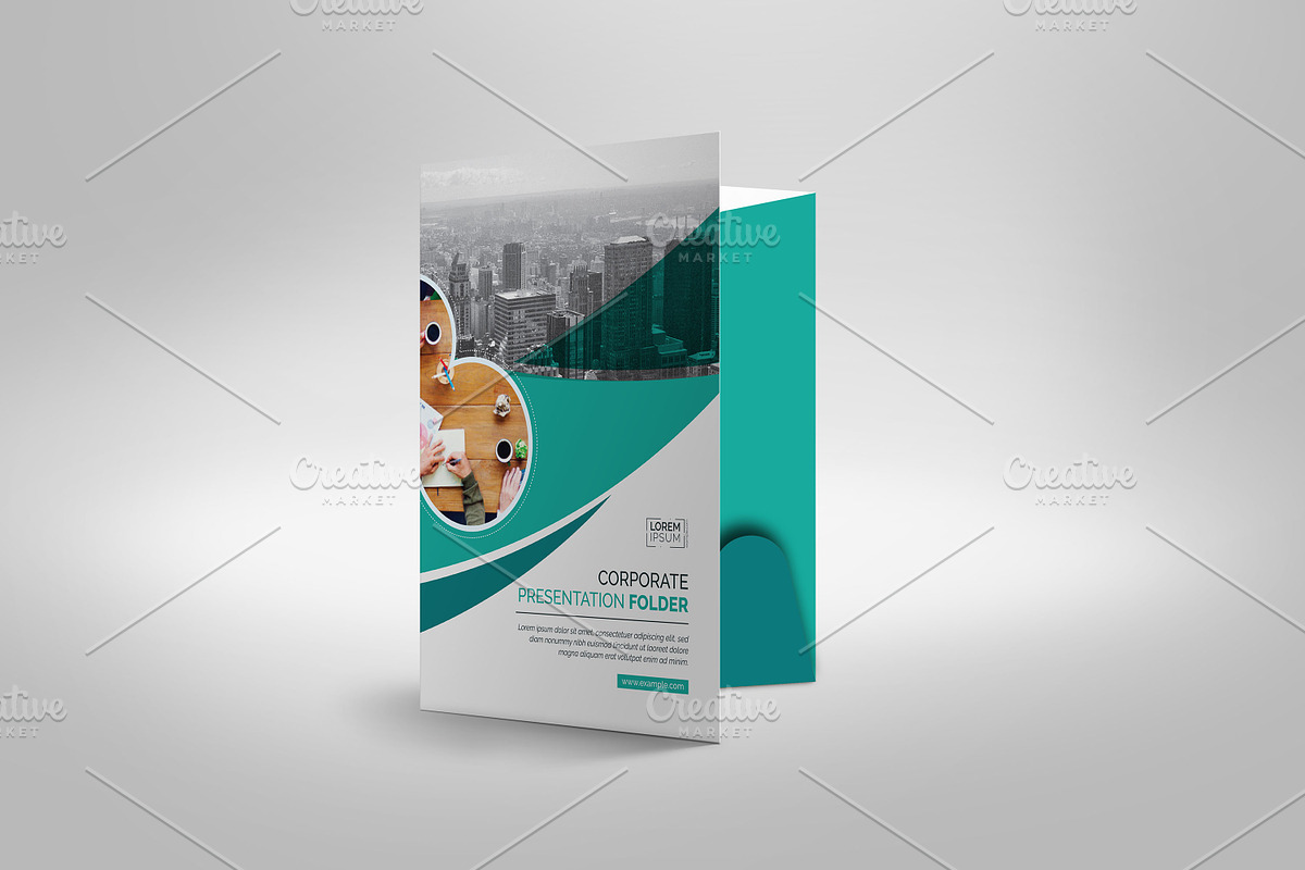 Corporate Presentation Folder, a Stationery Template by Cristal Pioneer (Photo 2 of 5)