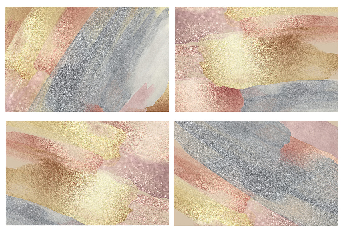 Rose Gold Glitter Shapes Bundle, a Texture Graphic by by creative paper (Photo 8 of 47)