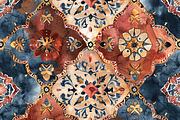 Boho Moroccan Seamless, a Pattern Graphic by Printable Treasure (Thumbnail 3 of 3)