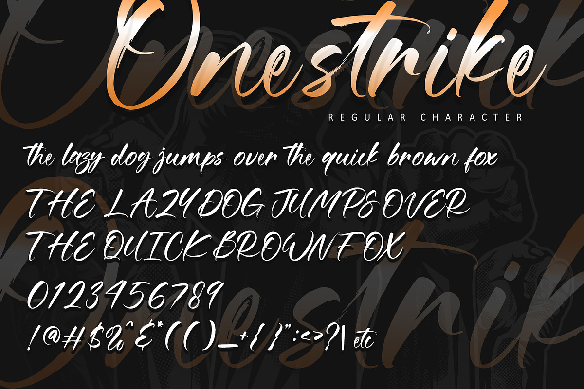 Onestrike, a Handwritten Font by Letterara (Photo 8 of 12)
