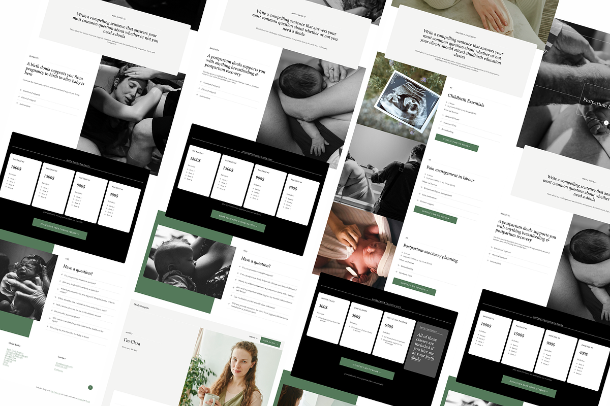 Doula Squarespace Website Template, a Templates & Theme by Dia Collective (Photo 20 of 20)
