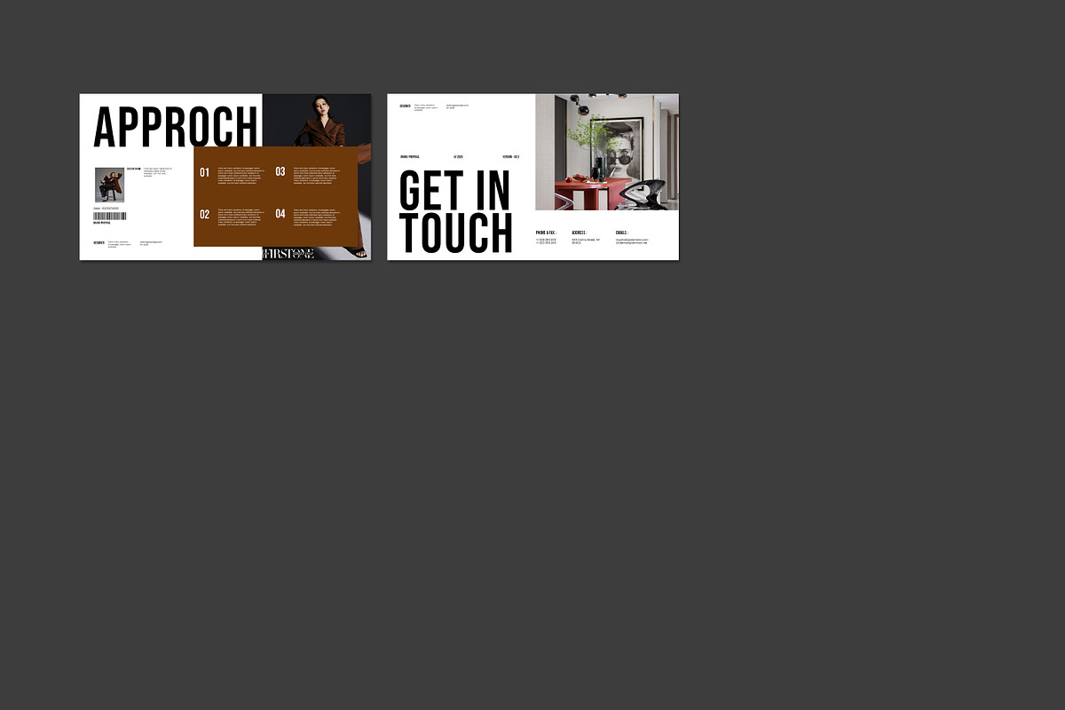 Brand Portfolio Presentation Templat, a Presentation Template by Soraclod (Photo 10 of 11)