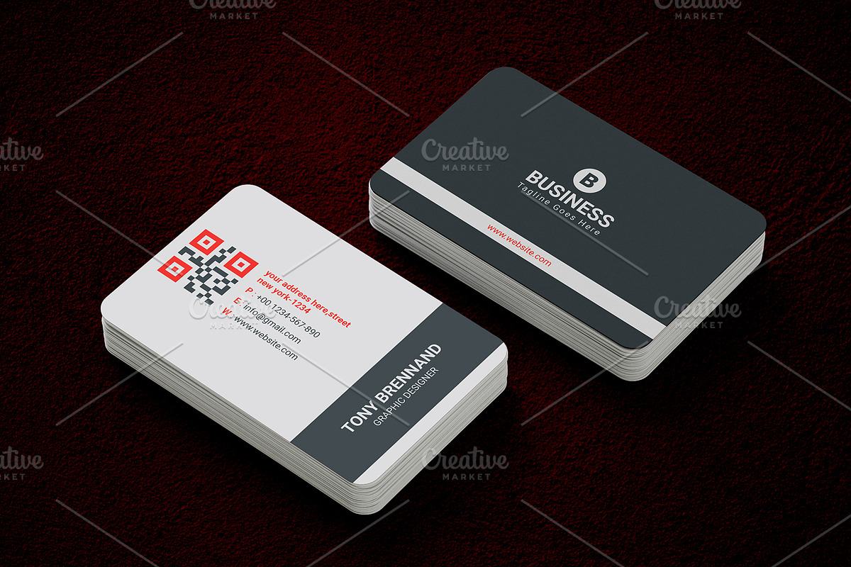 Business Card, a Business Card Template by creative-som (Photo 2 of 3)