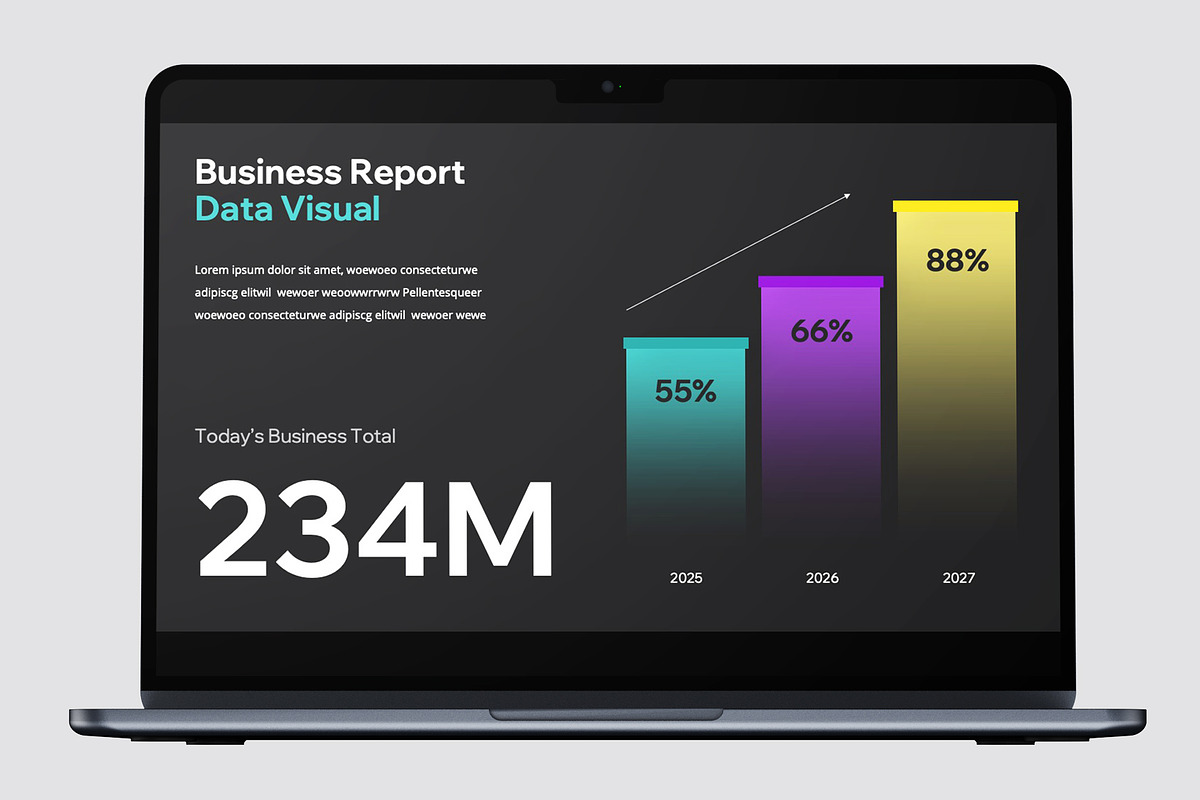 Data Visual Infographic GS, a Presentation Template by rgbryand (Photo 6 of 6)