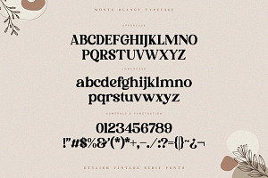 Monte Blance - Vintage Stylish Serif