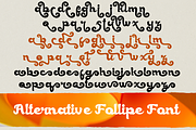 Follipe Bold Script, a Script Font by madeDeduk (Thumbnail 8 of 11)