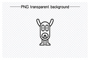 100 Monster Character Icons, a Graphic by Designfour (Thumbnail 5 of 7)