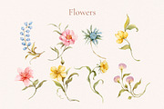 Wild Flower Clip art, a Decorative Illustration by Ekaproeka (Thumbnail 2 of 10)