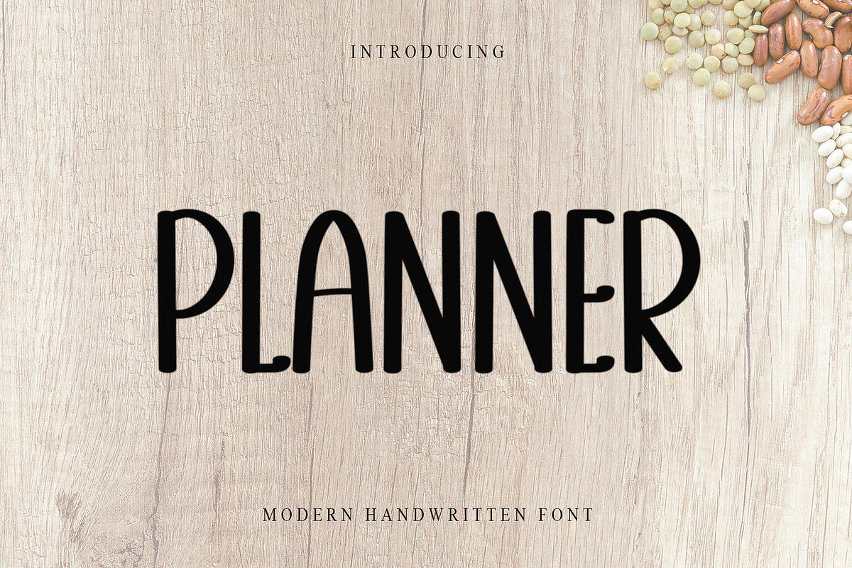 PLANNER, a Sans Serif Font by InermediaSTUDIO (Photo 1 of 6)