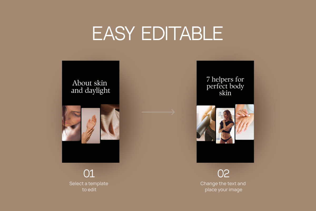 Animated Instagram story templates, a Social Media Template by Make It Yours Lab. (Photo 3 of 7)