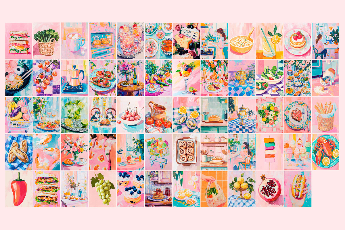 121 Vibrant Food Prints Gallery, a Background Graphic by Feelsoul (Photo 14 of 14)