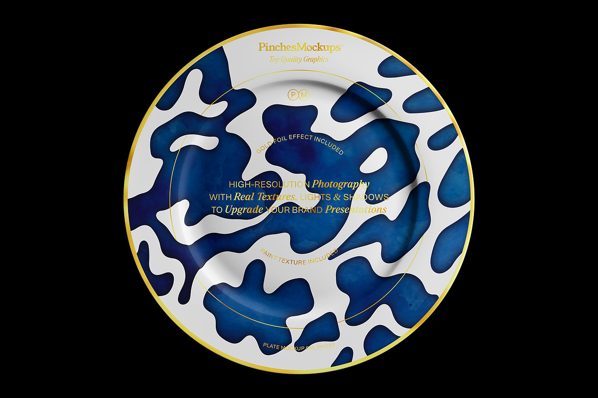 Plate Mockup PMPL24, a Cups & Container Mockup by PinchesMockups© (Photo 1 of 4)