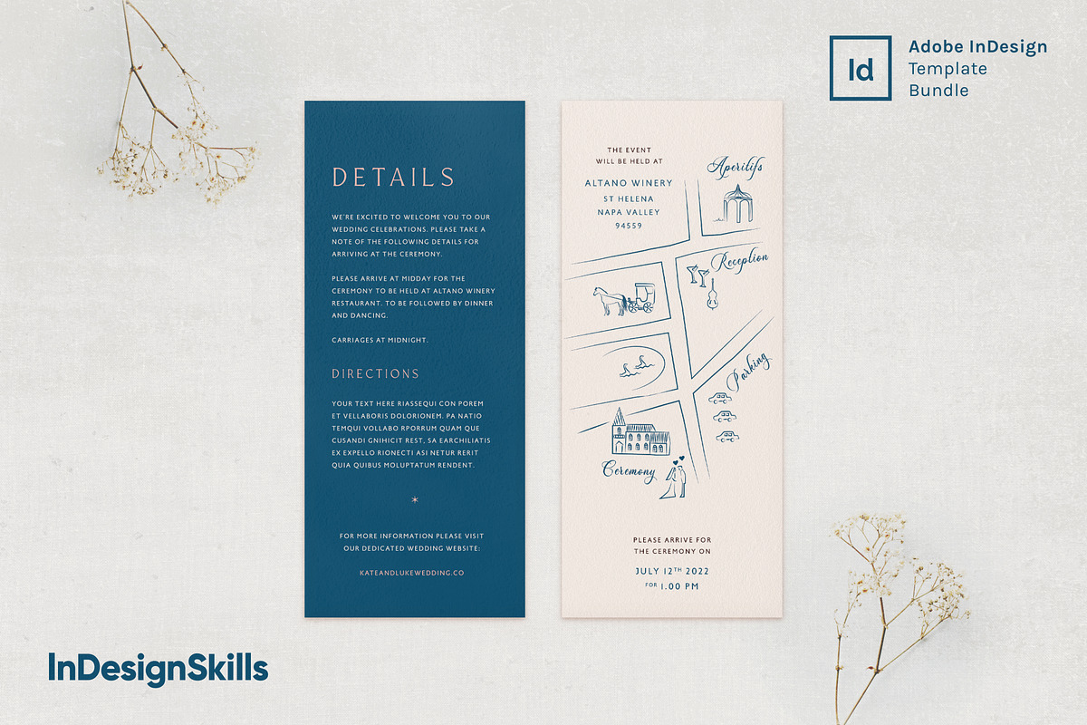 Wedding Stationery Template Kit, an Invitation Template by InDesignSkills (Photo 11 of 13)