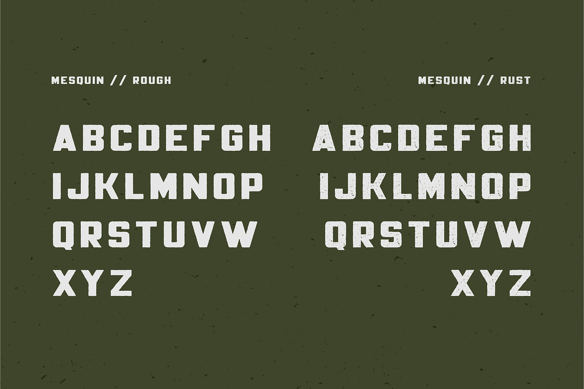 Mesquin Font preview 8