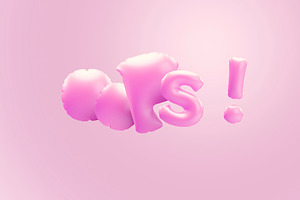 Balloon 3D Letters