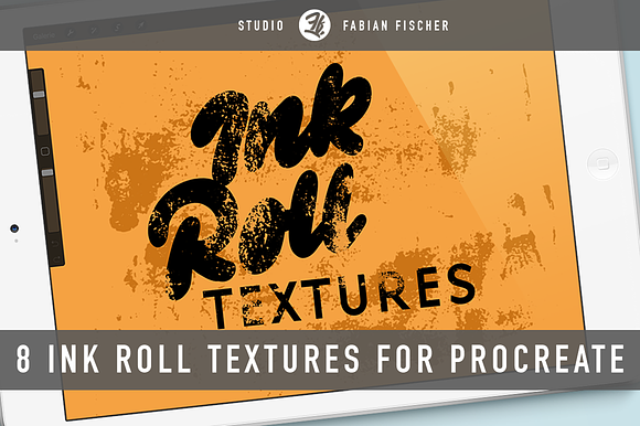 Ink roll textures for procreate app preview 6