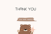 Cute baby posters and greeting cards, an Animal Illustration by Julia Martyshkina (Thumbnail 9 of 9)